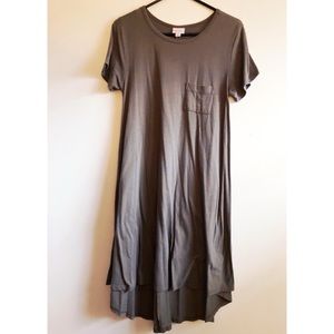 LuLaroe Extra Small Carly Greenish Gray VGUC